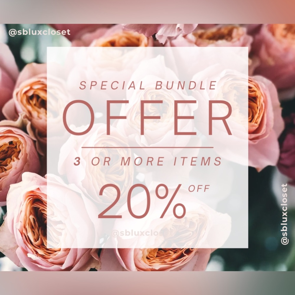 Special Bundle Offer - 20% Off